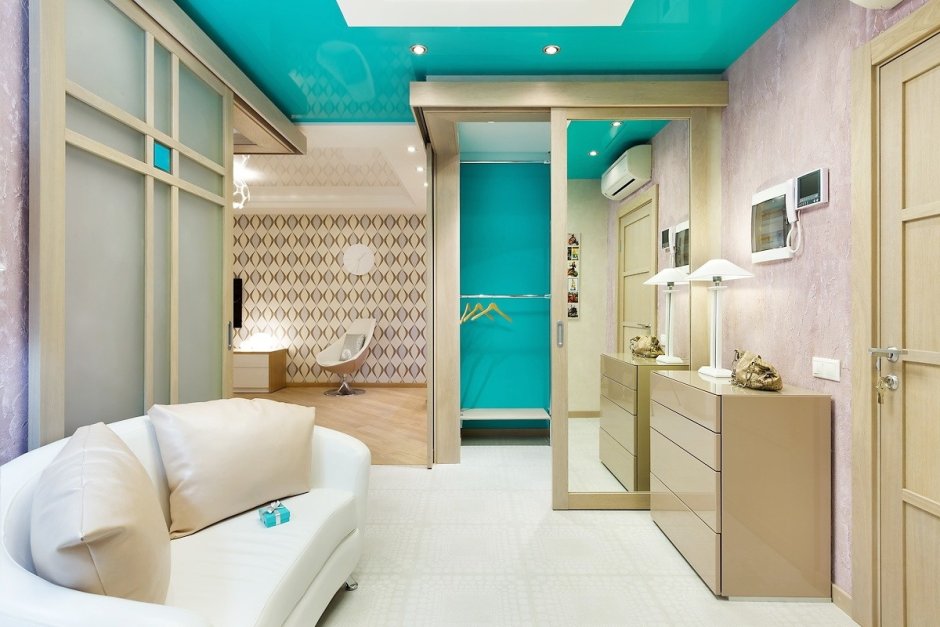 Круглая кровать в интерьере