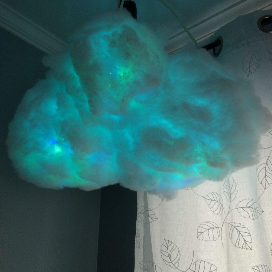 Подсветка с ватой