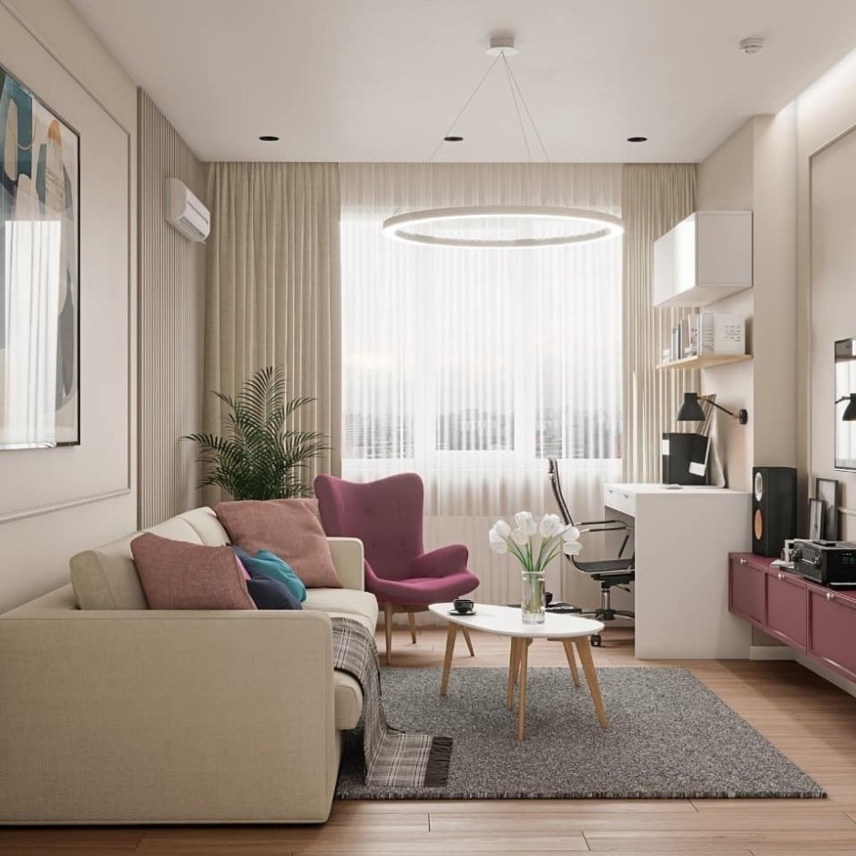 Интерьер двухкомнатной квартиры