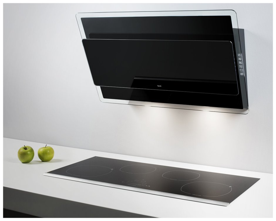 Каминная вытяжка best Offset 80 BK