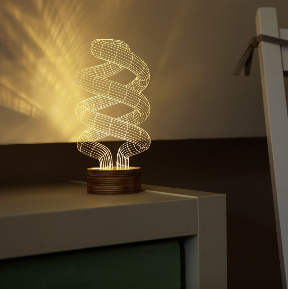 Светильник из акрила