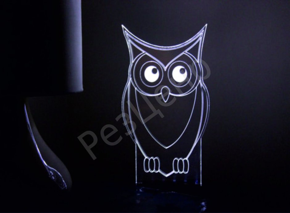 Гравировка на черном оргстекле