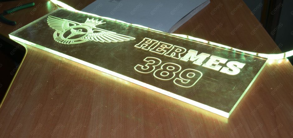 Торцевая подсветка оргстекла