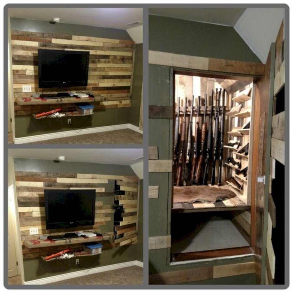 Шкаф с тайником для оружия