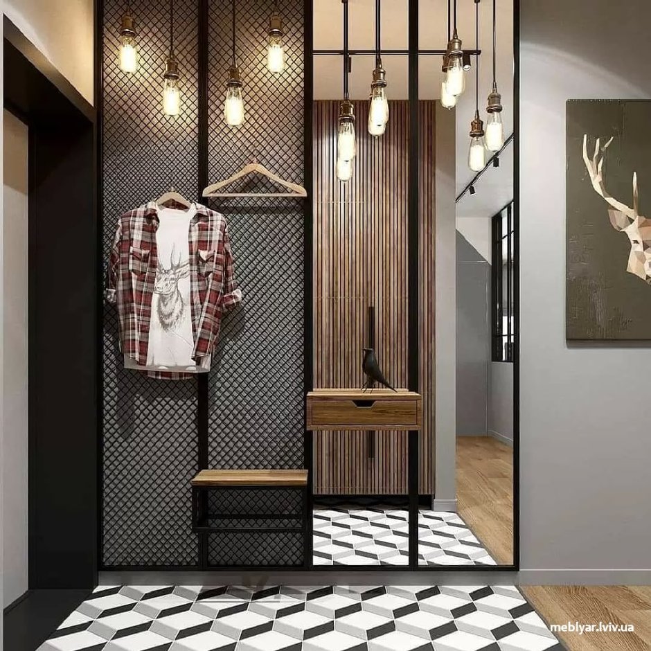 Стильные зеркала в прихожую