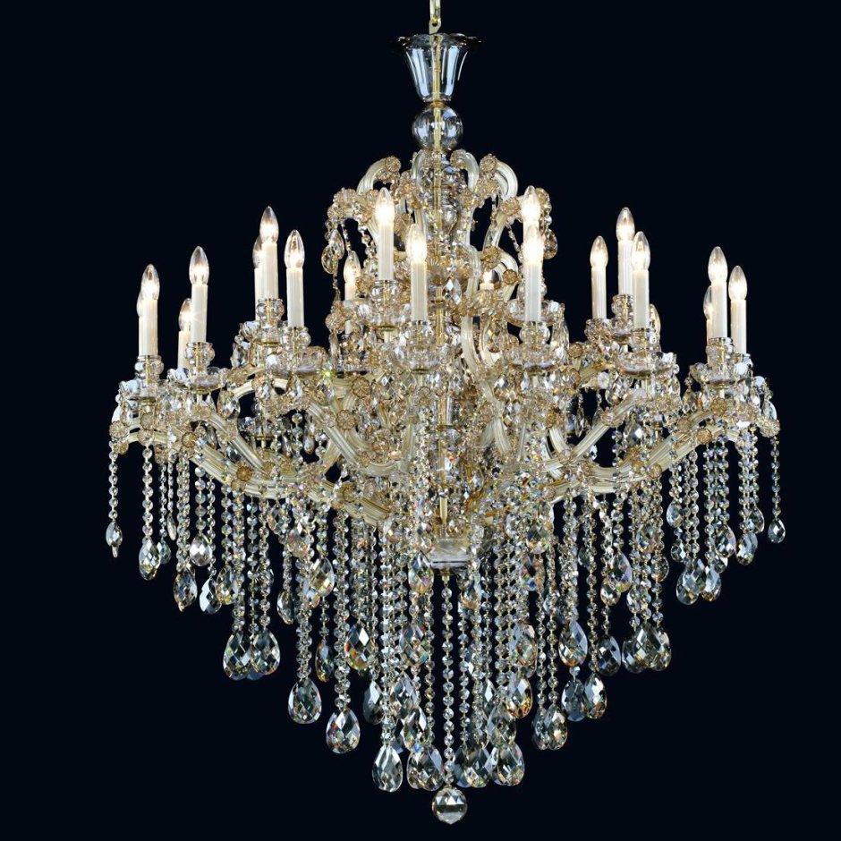 Люстра Чехия хрустальная пресиора
