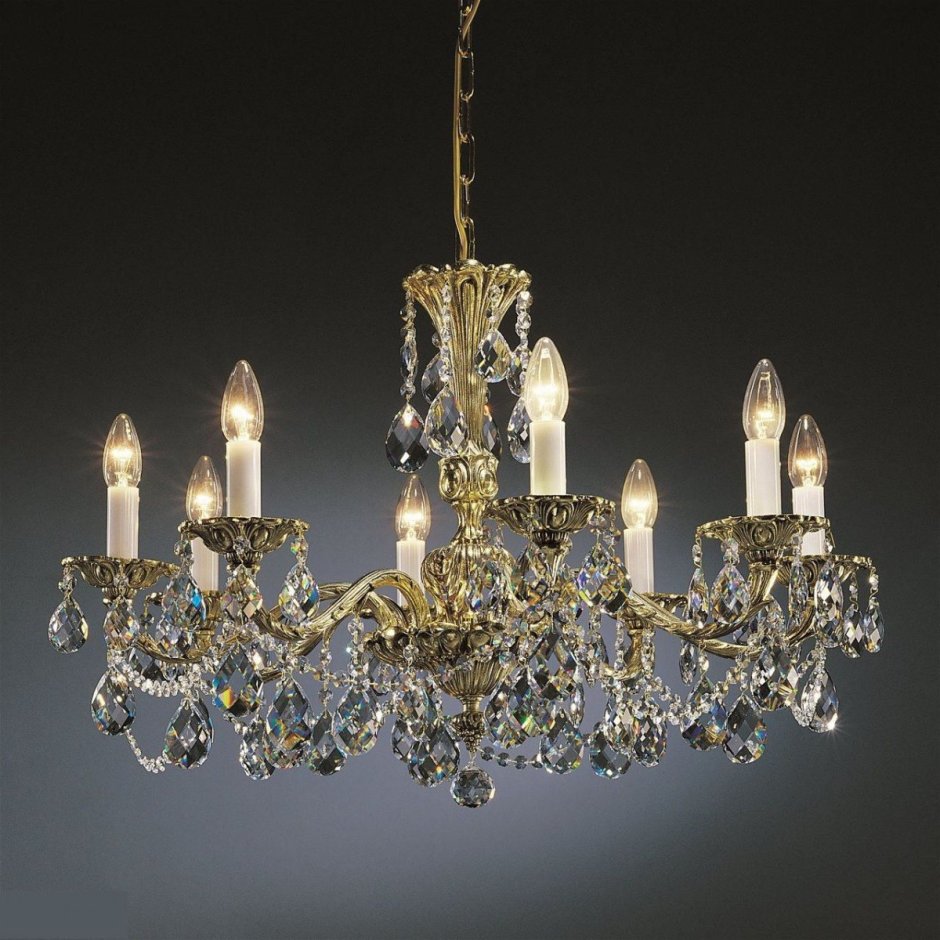 Люстра Прециоза Чехия бронза