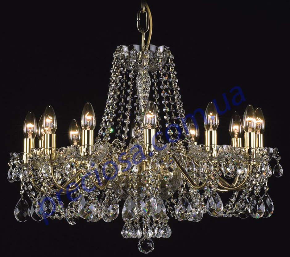 Люстра Чехия Artglass 12 Рожков