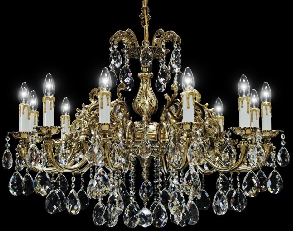 Люстра Богемия 12 Рожков