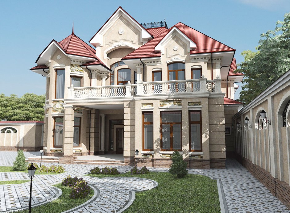 Ташкент уйлари фасад