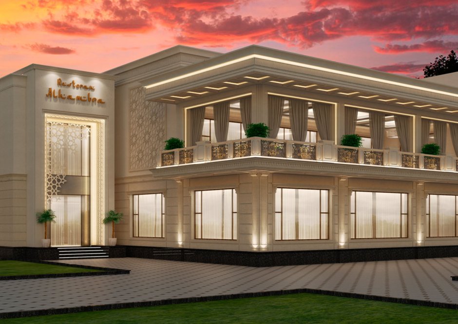 Проект Чайхана фасад в Узбекистане