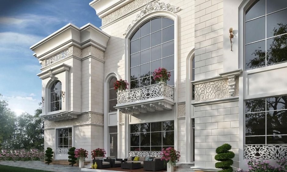 Арт деко вилла фасад