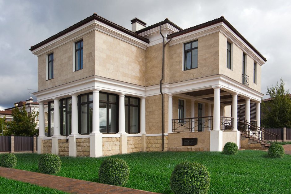 Травертин фасад 2022