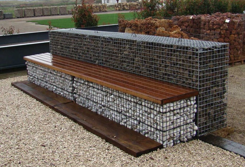 Террасирование габионами