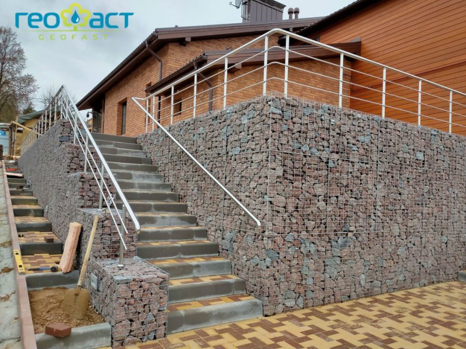 Красная Поляна габионы