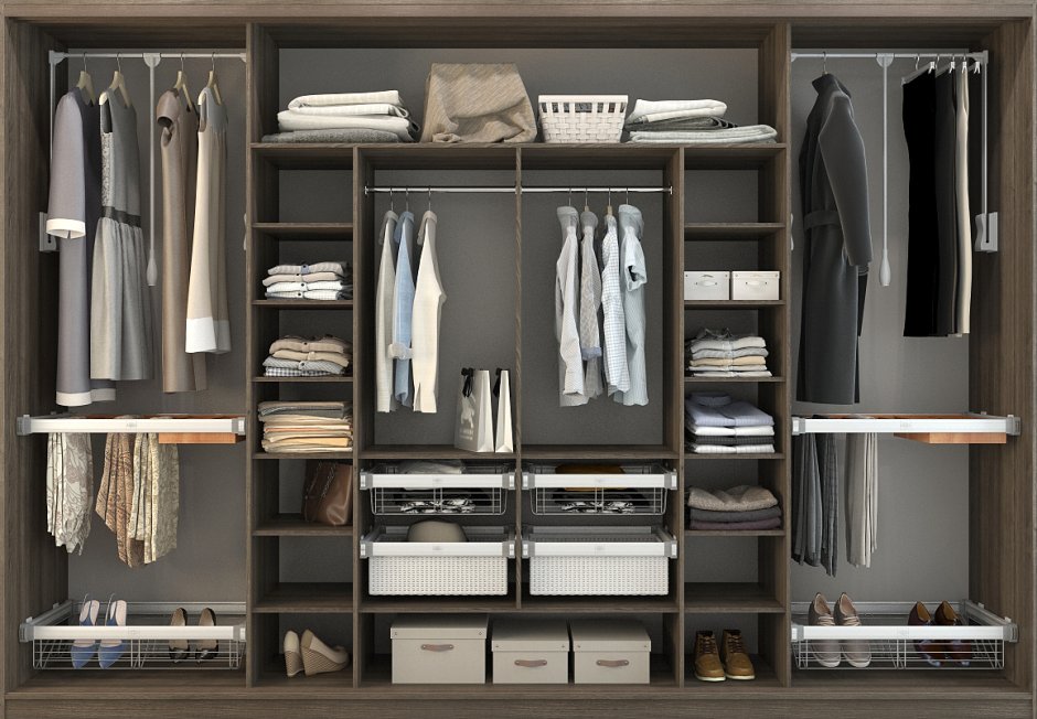 Наполнение шкафа-купе в прихожую