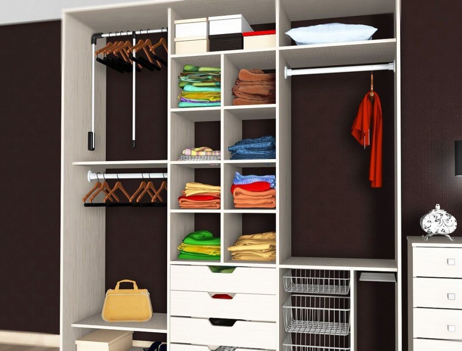 Шкаф купе 2000х2400х600 наполнение