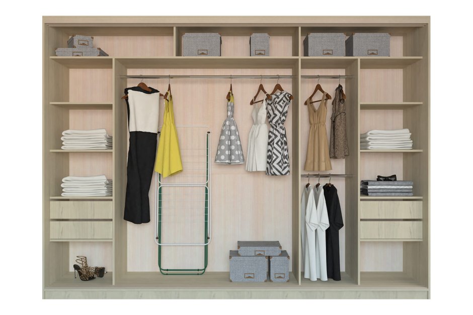 Наполнение шкафа в спальню