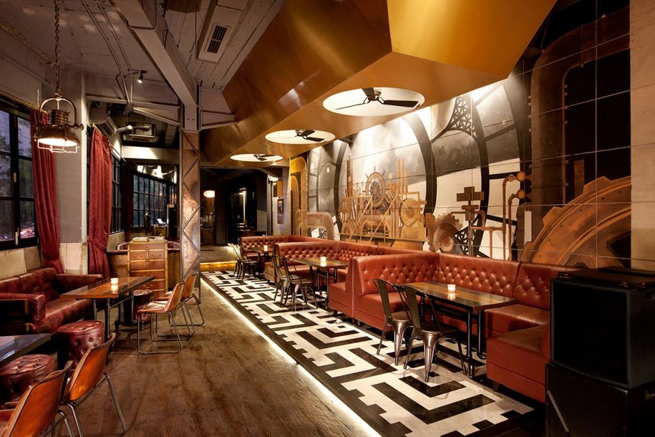 Бар в стиле стимпанк