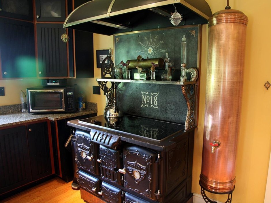 Кухня в стиле стимпанк