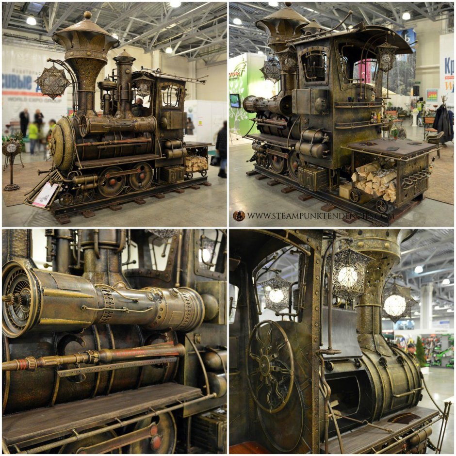 Квартира в стиле стимпанк