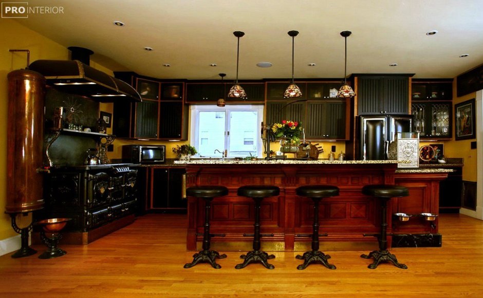 Стол в стиле стимпанк лофт Индастриал