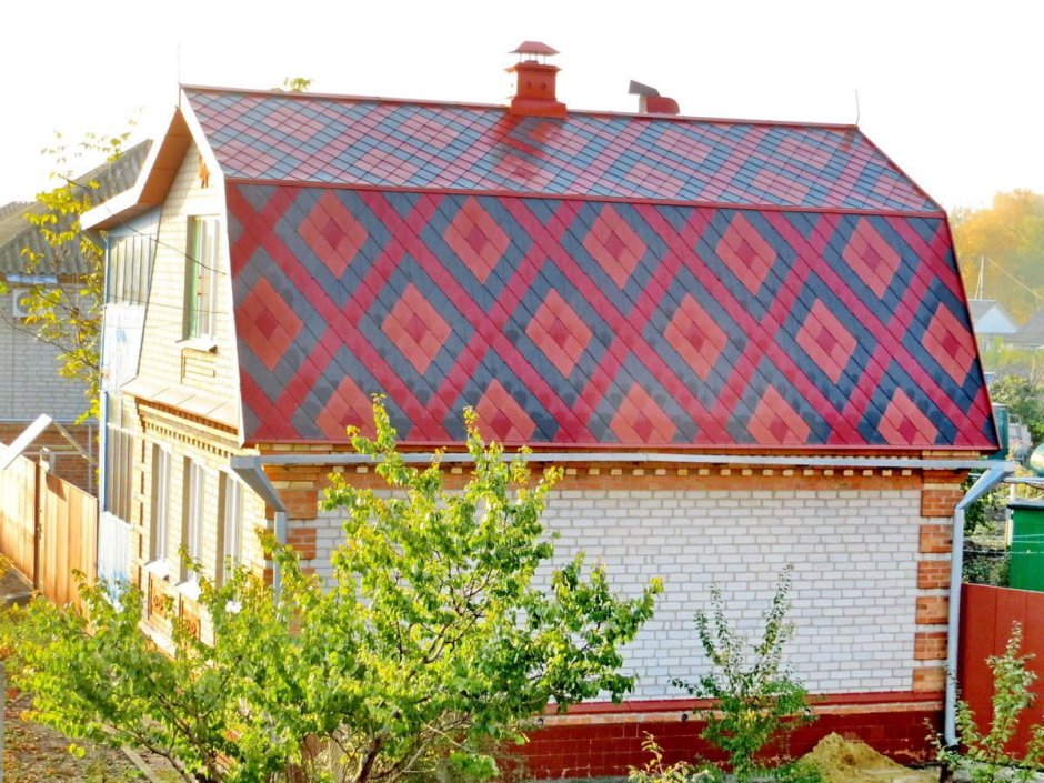 Разноцветная крыша