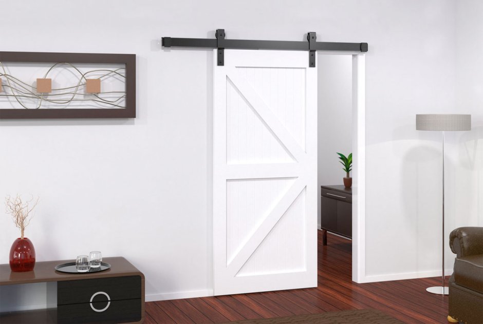 Амбарная дверь Loft модель 3