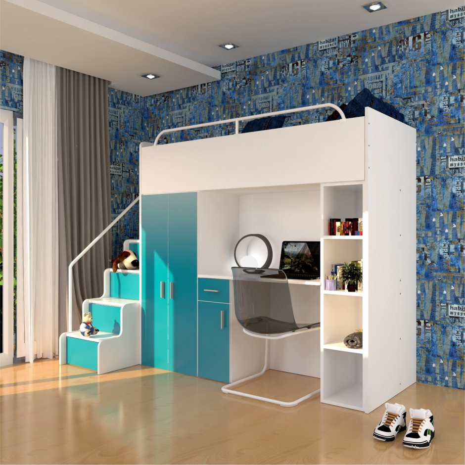 Кровать чердак Спейс