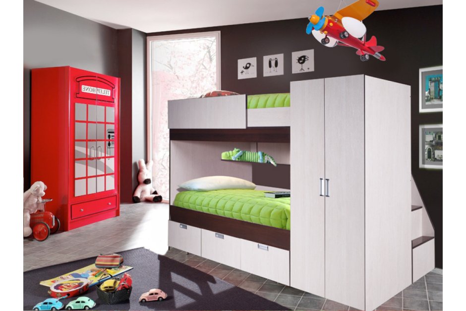 Мебель КМК кровати двухъярусные