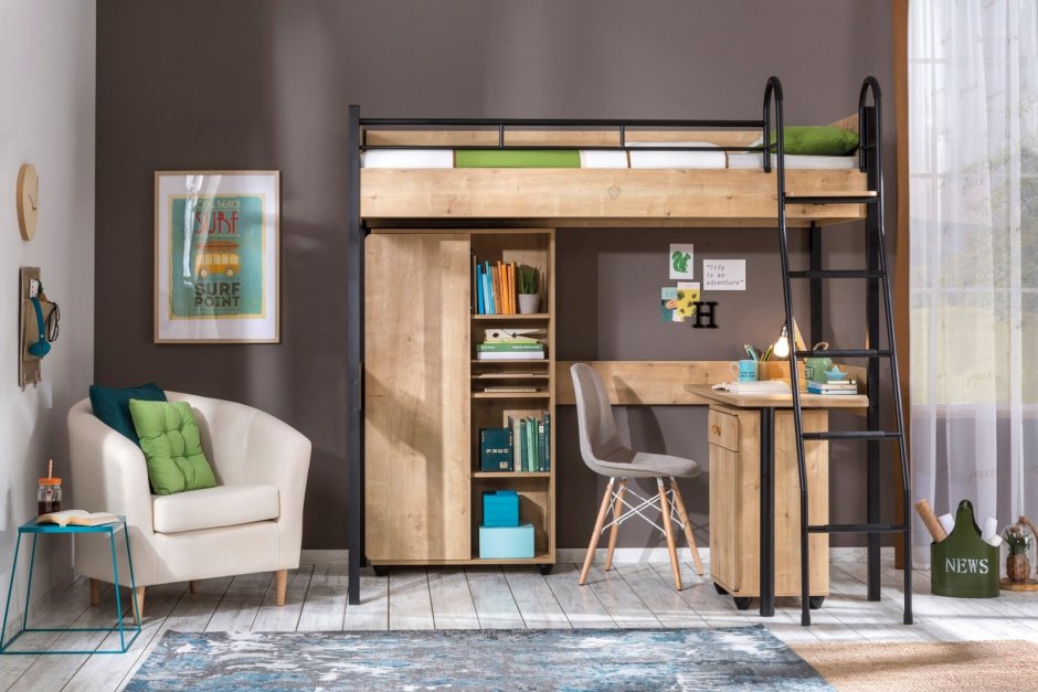 Кровать-чердак Cilek Compact