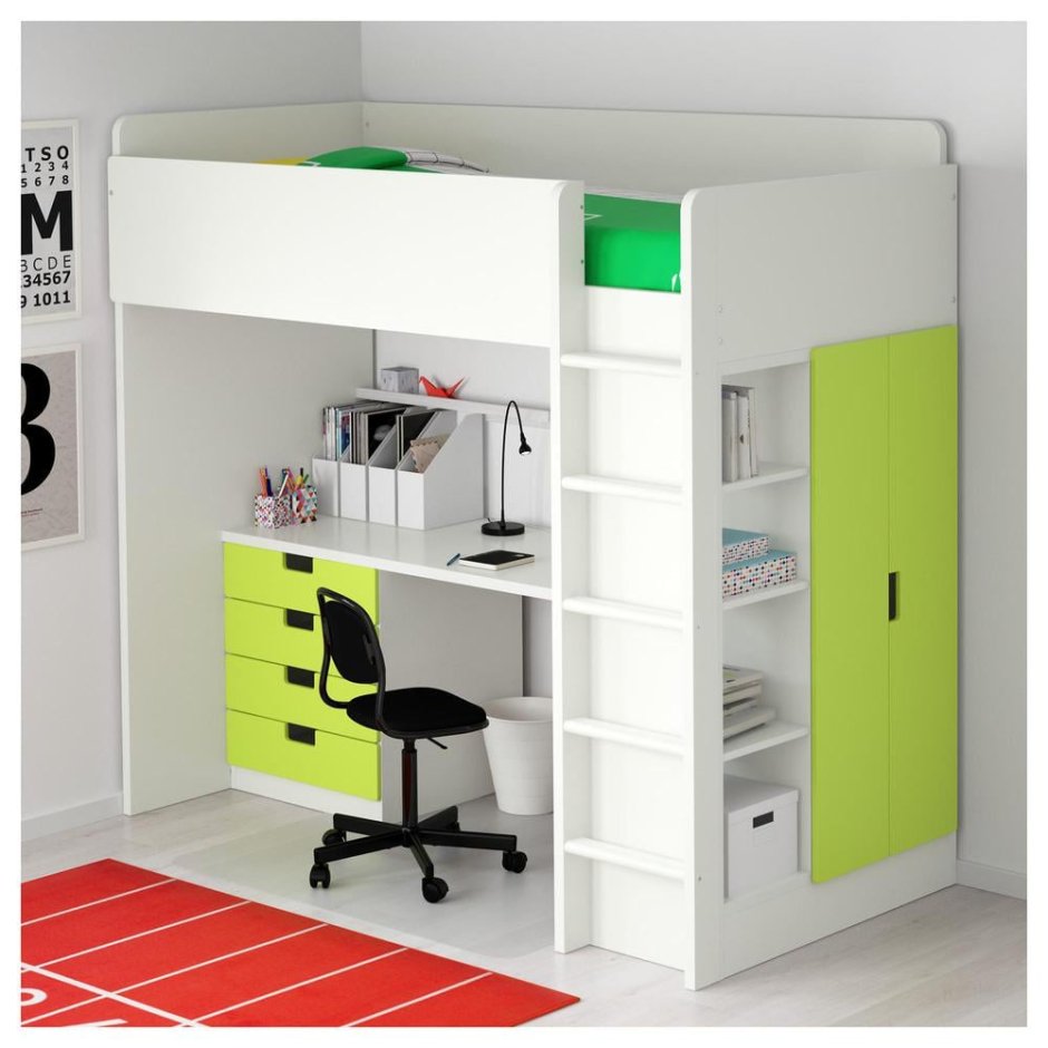 Ikea Stuva кровать чердак