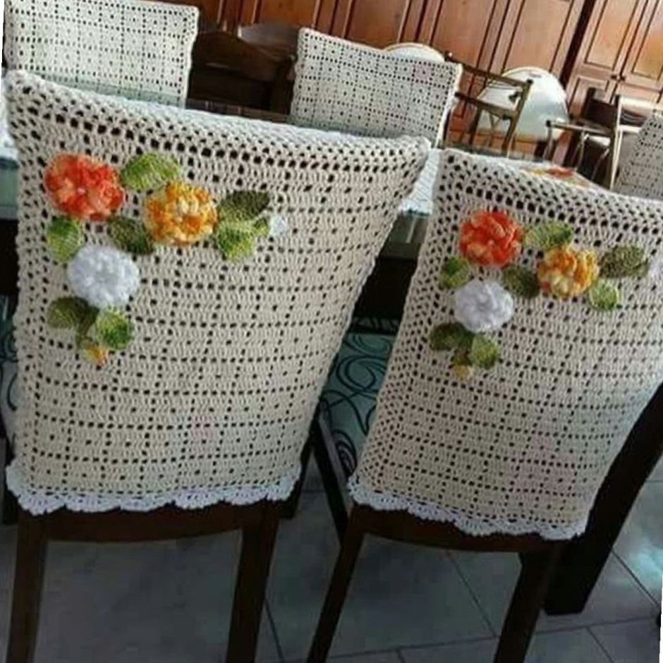 Вязаный декор для кухни