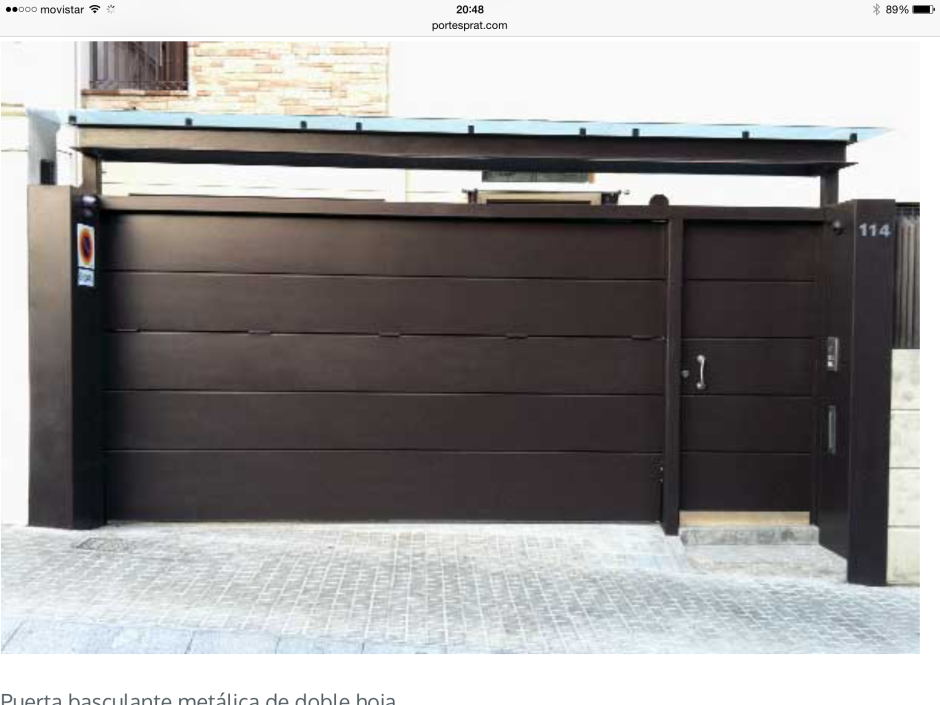 Откатная дверь в гараж