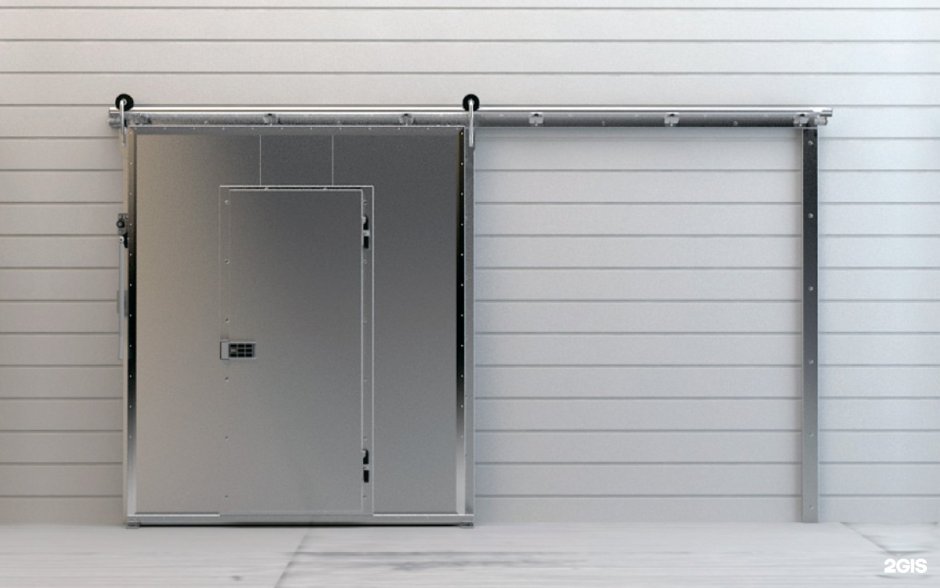 Холодильные откатные ворота Ирбис