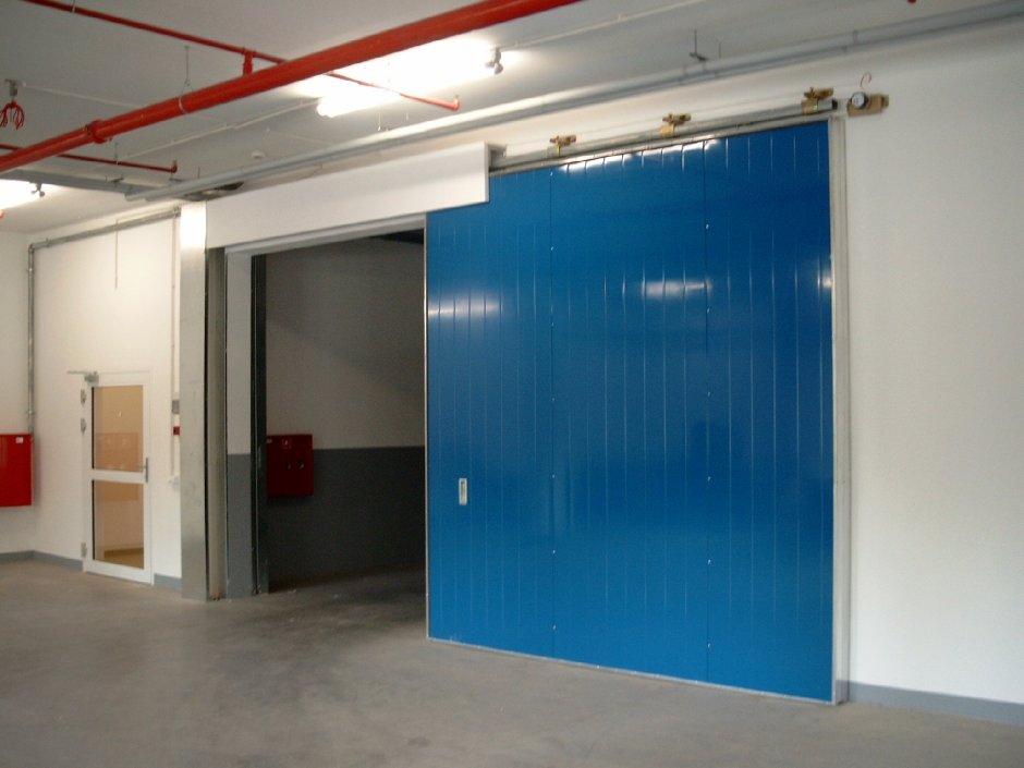 Откатные противопожарные ворота