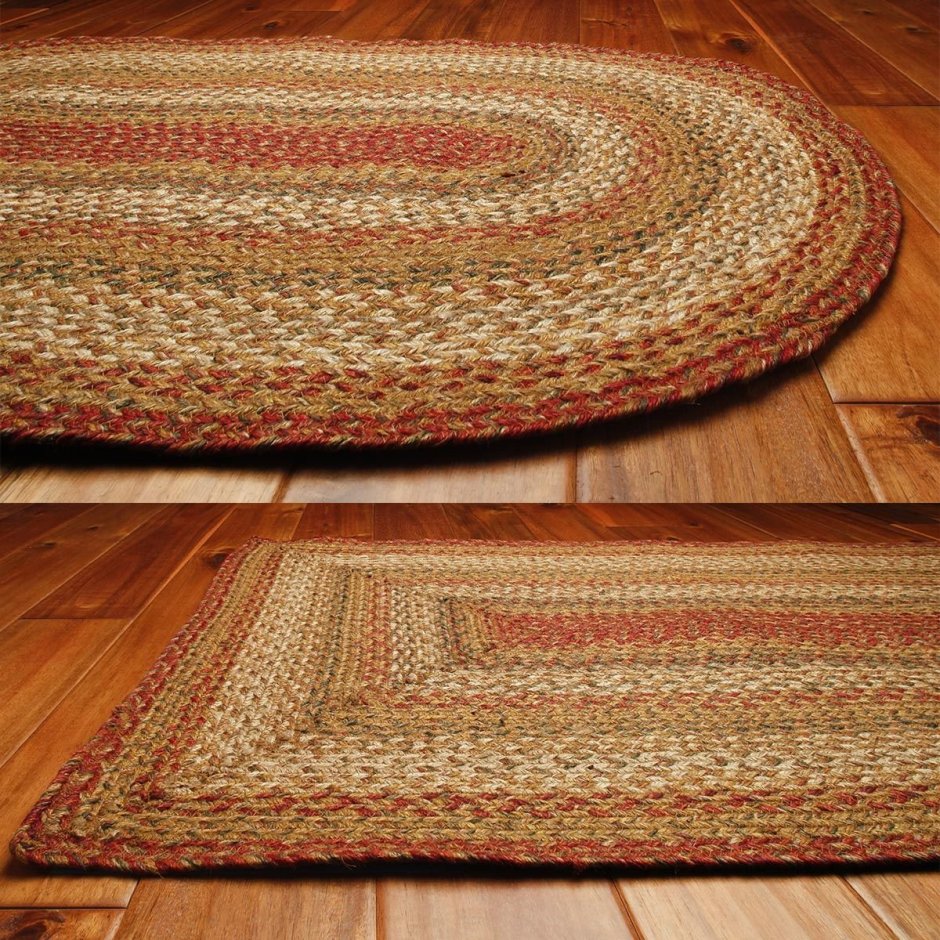 Плетеный ковер