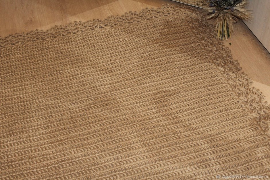 Квадратный ковер из полиэфирного шнура