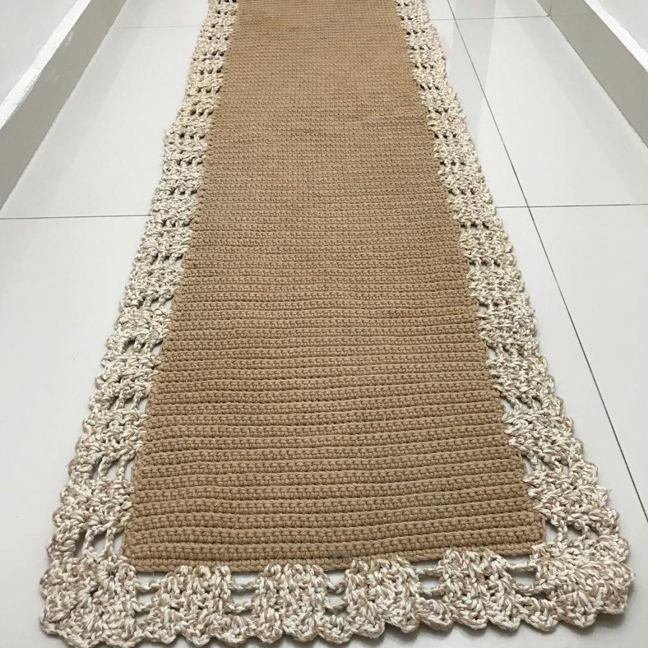 Ковер из джутового шпагата