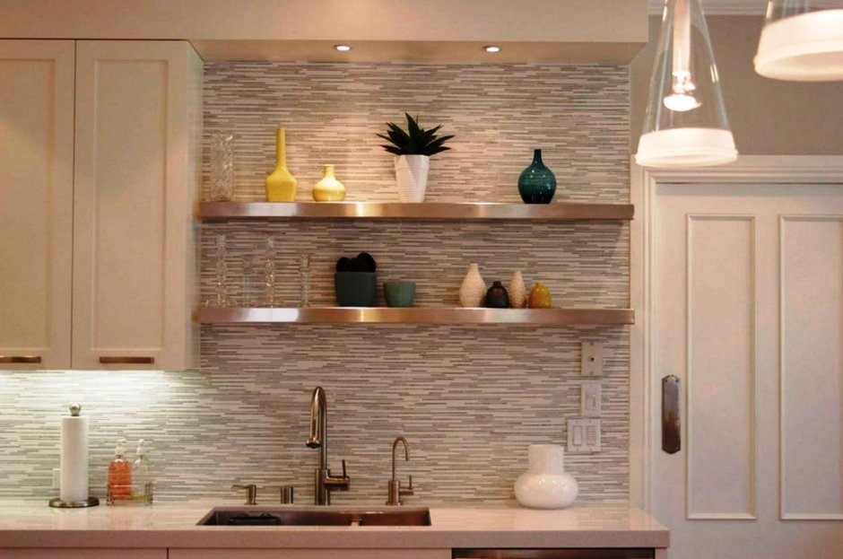 Фартук для кухни из плитки кабанчик Керама Марацци