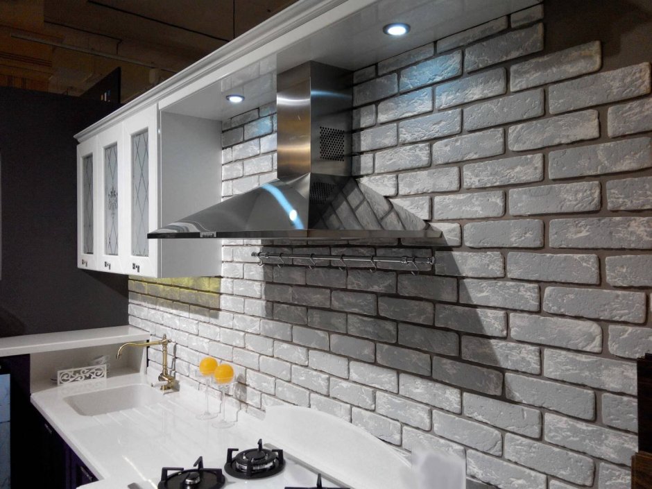 Фартук декоративный кирпич