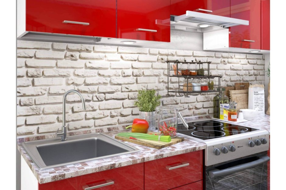 Декоративная плитка на кухне