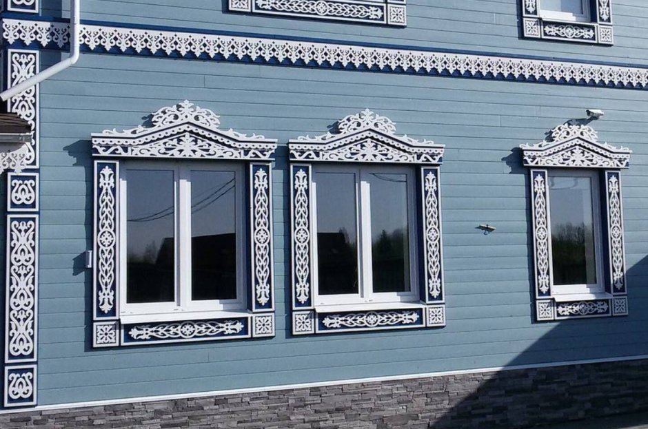 Декоративные наличники на окна