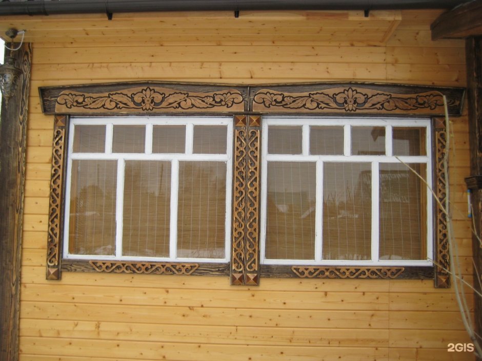 Наличники на окна террасы