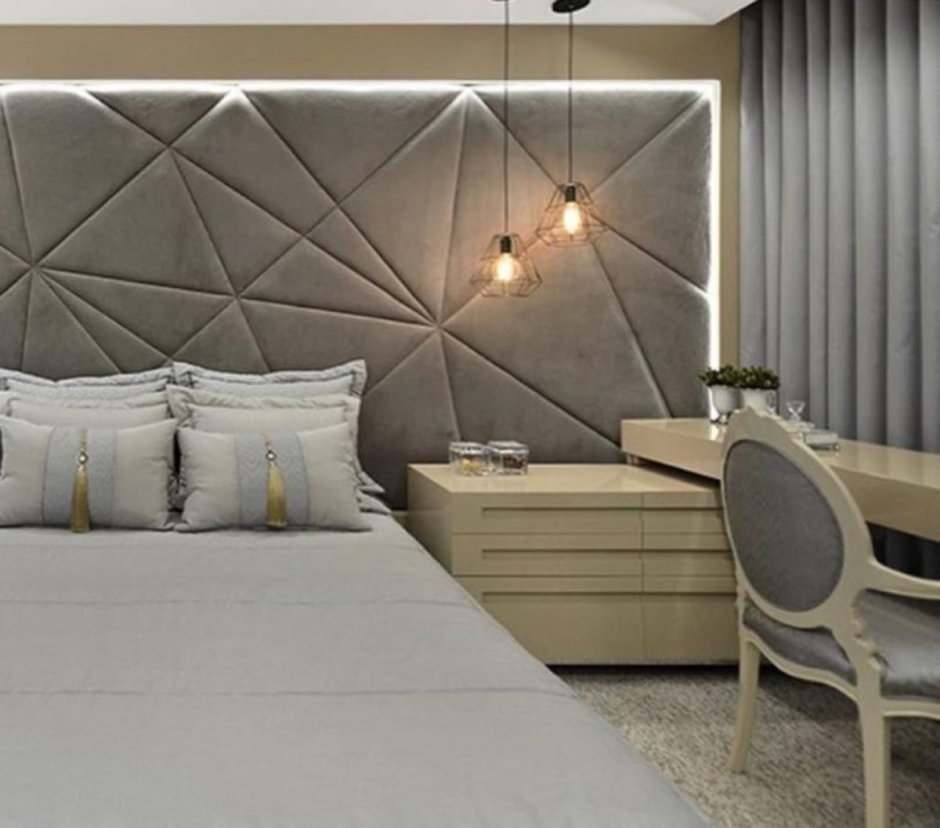 Стеновые панели для изголовья кровати