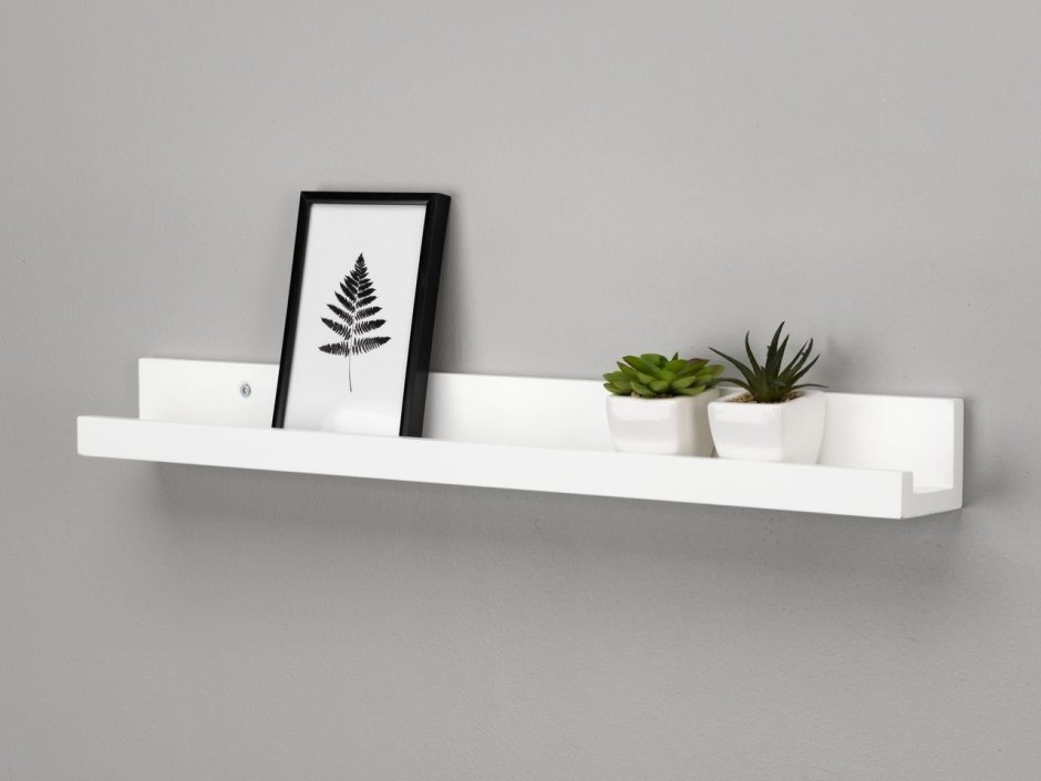 Полка узкая с бортиком