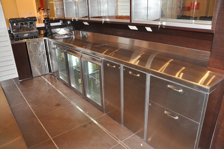 Уличная кухня из нержавейки