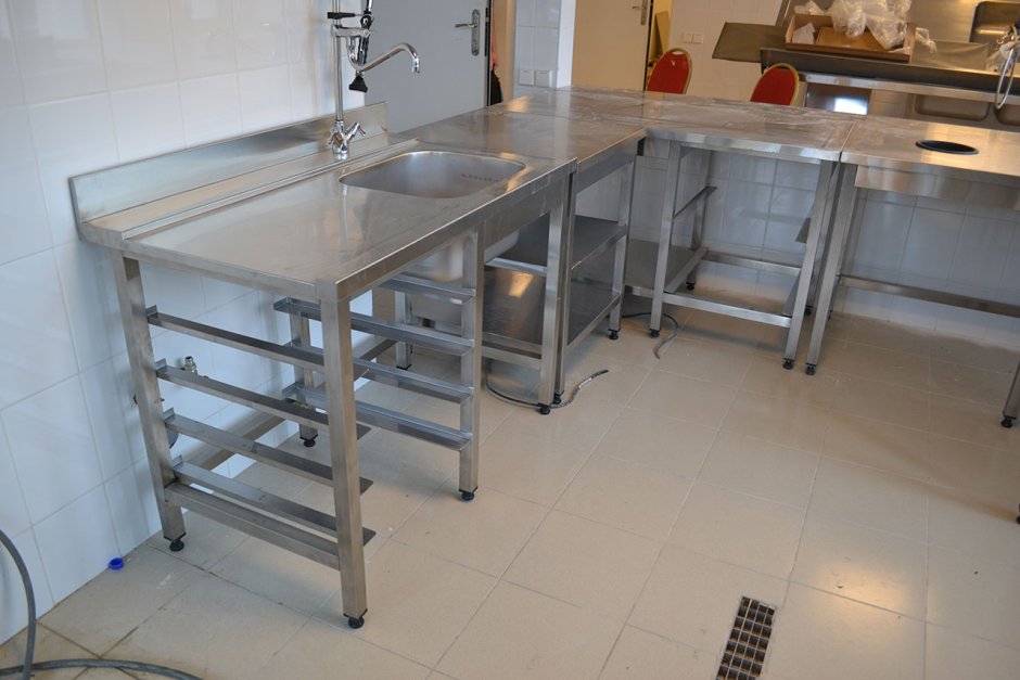 Производственная мебель из нержавеющей стали