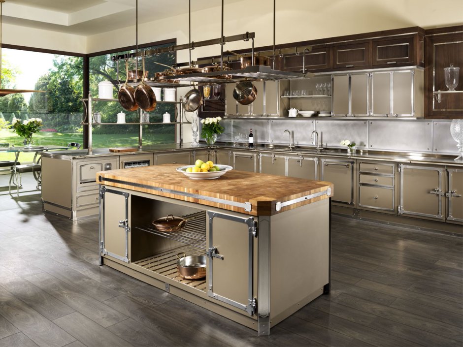 Столешница с раковиной из нержавейки 2140*760*910