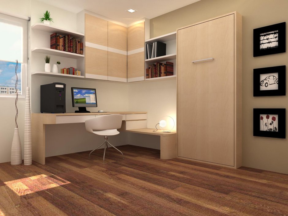 Рабочее место компьютерный стол